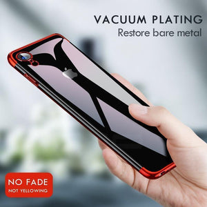 Planet Gates Pink / For iphone X ZNP Luxury Slim Silicone Cover Case For iPhone X XS Max XR Cases Soft TPU Plating Phone Case For iPhone X XR XS Max Case Shell