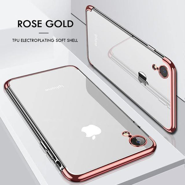 Planet Gates Pink / For iphone X ZNP Luxury Slim Silicone Cover Case For iPhone X XS Max XR Cases Soft TPU Plating Phone Case For iPhone X XR XS Max Case Shell