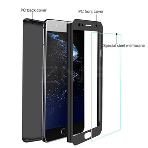 ZNP Luxury 360 Degree Phone Case For Huawei P10 Plus P20 Pro Hard PC Full Cover For Huawei P20 P10 Lite Case With Tempered Glass - Planet Gates