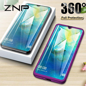 Planet Gates Pink / For P9 ZNP 360 Full Cover Phone Case For Huawei P9 P20 Lite P10 Plus Case Cover For Huawei P Smart Mate 20 10 Lite Pro Cases With Glass