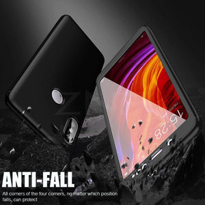 Planet Gates Pink / For Redmi 4X ZNP 360 Protective Full Cover Phone Case For Xiaomi Redmi Note 5 6 Pro 5A S2 4X Case For Redmi 5A 6A 6 Pro 5 Plus With Glass