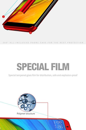 Planet Gates Pink / For Redmi 4X ZNP Luxury Full Cover Case For Xiaomi Redmi Note 5 6 Pro Redmi Note 7 5A Case With Glass For Redmi 4X 6A 6 Pro 5 Plus Phone Case