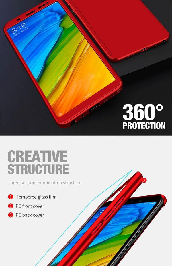 Planet Gates Pink / For Redmi 4X ZNP Luxury Full Cover Case For Xiaomi Redmi Note 5 6 Pro Redmi Note 7 5A Case With Glass For Redmi 4X 6A 6 Pro 5 Plus Phone Case