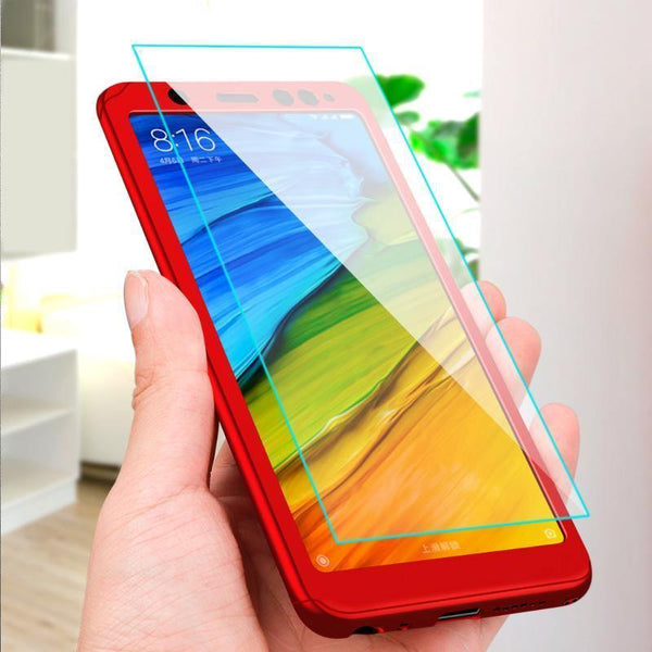 Planet Gates Pink / For Redmi 4X ZNP Luxury Full Cover Case For Xiaomi Redmi Note 5 6 Pro Redmi Note 7 5A Case With Glass For Redmi 4X 6A 6 Pro 5 Plus Phone Case