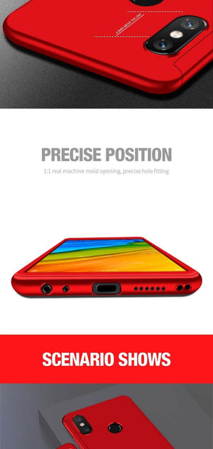 Planet Gates Pink / For Redmi 4X ZNP Luxury Full Cover Case For Xiaomi Redmi Note 5 6 Pro Redmi Note 7 5A Case With Glass For Redmi 4X 6A 6 Pro 5 Plus Phone Case