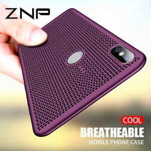 Planet Gates Pink / For Redmi 4X ZNP Ultra Slim Grid Heat Dissipate Cover Case For Xiaomi Redmi 4X 5 Plus Note 5 Pro 6 Pro Case For Redmi 6A 6 Pro S2 Phone Cases