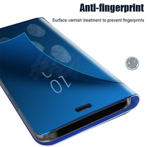 H&A Smart Mirror Flip Stand Phone Case For Xiaomi Mi 6X 6 8 SE A1 Note 3 Cover For For Redmi 4A Note 4 4X 6 5A 5 Plus Stand Case - Planet Gates