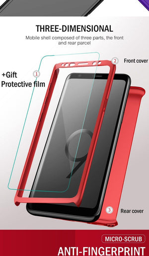 Planet Gates Pink / For S7 ZNP Luxury 360 Full Protection Cover Cases For Samsung Galaxy S9 S8 Plus Note 9 8 S7 Edge Phone Case For Samsung S7 S8 S9 Case