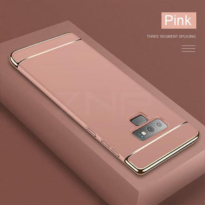 Planet Gates Pink / For S7 ZNP Luxury Ultra Thin Full Cover Phone Case for Samsung Galaxy S8 S9 Plus S7 Edge Hard PC Plating Case For Samsung Note 8 9 Case