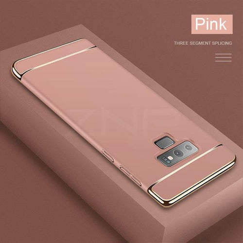 Planet Gates Pink / For S7 ZNP Luxury Ultra Thin Full Cover Phone Case for Samsung Galaxy S8 S9 Plus S7 Edge Hard PC Plating Case For Samsung Note 8 9 Case