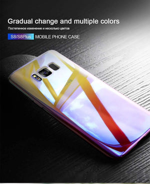 Planet Gates Pink / For Samsung S8 ZNP Luxury Gradient Color Phone Cases For Samsung Galaxy Note 8 S8 Plus S7 Edge Case For Samsung A3 A5 A7 2017 Protective Case