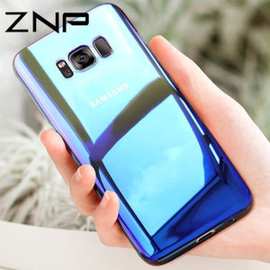 Planet Gates Pink / For Samsung S8 ZNP Luxury Gradient Color Phone Cases For Samsung Galaxy Note 8 S8 Plus S7 Edge Case For Samsung A3 A5 A7 2017 Protective Case