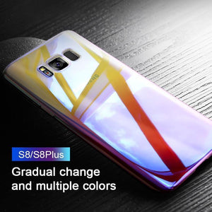 Planet Gates Pink / For Samsung S8 ZNP Luxury Gradient Color Phone Cases For Samsung Galaxy Note 8 S8 Plus S7 Edge Case For Samsung A3 A5 A7 2017 Protective Case