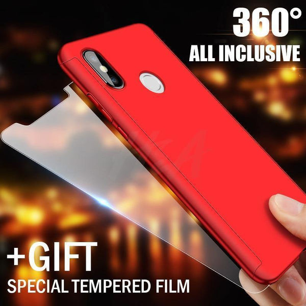 Planet Gates Pink / For Xiaomi Mi 5 H&A Luxury 360 Full Cover Phone Case For Xiaomi Mi 5 5S Plus Mi5X 6X Mi 8 SE Shockproof Cover Pocophone F1 Case With Glass