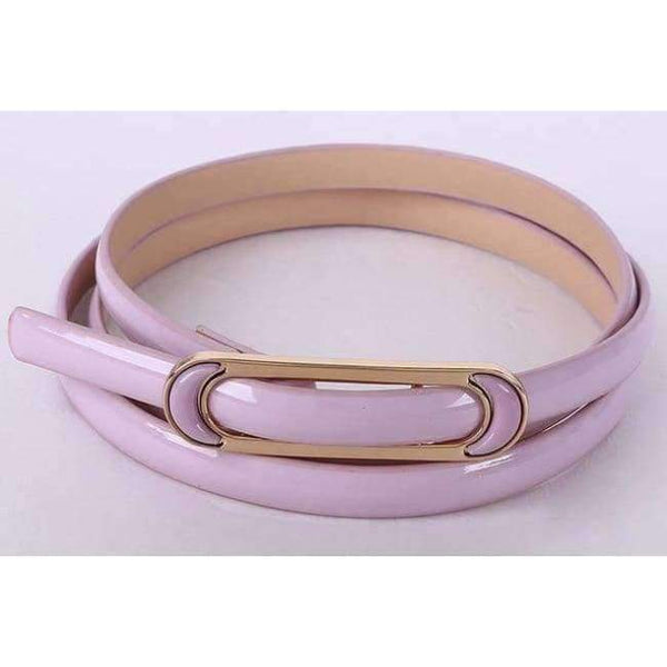 Planet Gates Pink Free Shipping 2018 New Fashionable  Womens Red Yellow Green Candy Color Shinny Belt For Ladiy Female