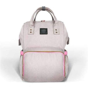 Planet Gates Pink grey Fashion Maternity Bag Mummy Nappy Bags Brand Large Capacity Baby Bag Travel Backpack Design Nursing Diaper Bag Baby Care