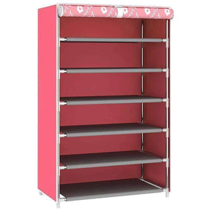 Planet Gates Pink Home Shoes Cabinet Shelf Assembled Dustproof Multilayer Clear Shoe Rack Storage Furniture DIY Expander Stretcher Organizer