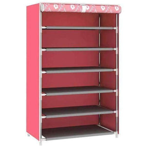 Planet Gates Pink Home Shoes Cabinet Shelf Assembled Dustproof Multilayer Clear Shoe Rack Storage Furniture DIY Expander Stretcher Organizer