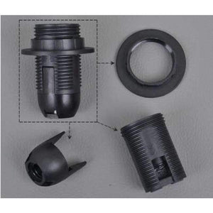 Planet Gates Pink IWHD DIY Fitting E27 Lamp Bulb Holder E14 Black White 110v-220v Lighting Accessory Fitting E27 Socket Base Portalmapara