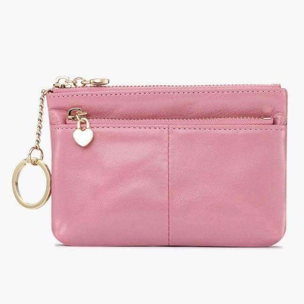 Planet Gates Pink Jamarna Women Coin Purse Genuine Leather Oil Wax Female Card Holder Red Coin Organizer Key Pouch Small Coin Purse Wallets New