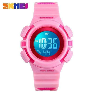 Planet Gates pink Kids Watch Waterproof Luxury Stopwatch Outdoor Anti-Shock Sport Children Watch Luminous Led Fashion Digital Watches