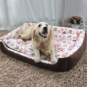 Planet Gates Pink / L 60x45cm / China Padded Dog Bed Waterproof Washable Pet House Mat Perros Soft Sofa Kennel Dogs Cats house For large dogs