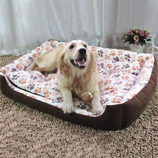 Planet Gates Pink / L 60x45cm / China Padded Dog Bed Waterproof Washable Pet House Mat Perros Soft Sofa Kennel Dogs Cats house For large dogs