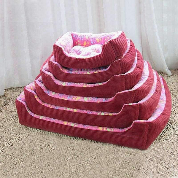 Planet Gates Pink / L 60x45cm / China Padded Dog Bed Waterproof Washable Pet House Mat Perros Soft Sofa Kennel Dogs Cats house For large dogs
