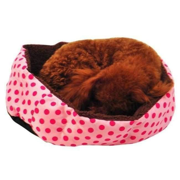 Planet Gates Pink / L Leopard Print Pet Cat and Dog Bed Pink Blue Yellowish brown, Deep pink SIZE S M L XL Puppy House New