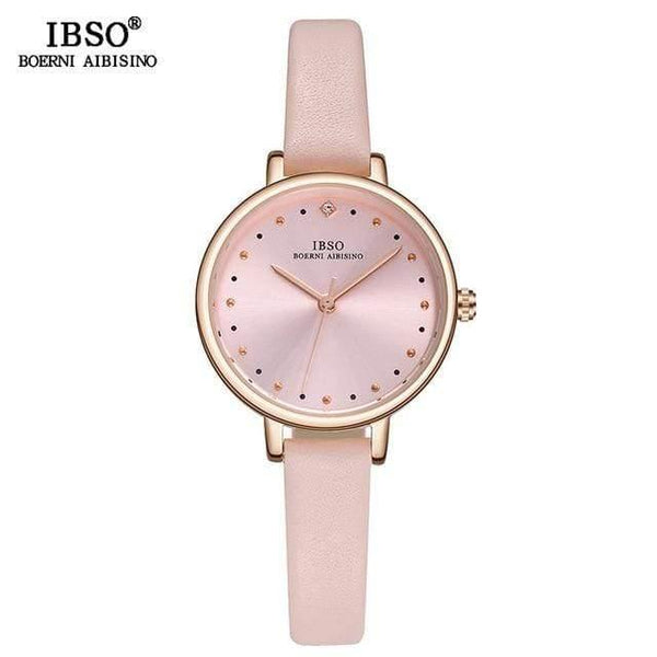 Planet Gates Pink Ladies Quartz Watch Leather Strap Montre Femme Fashion Women Wrist Watches Relogio Feminino Female Clock