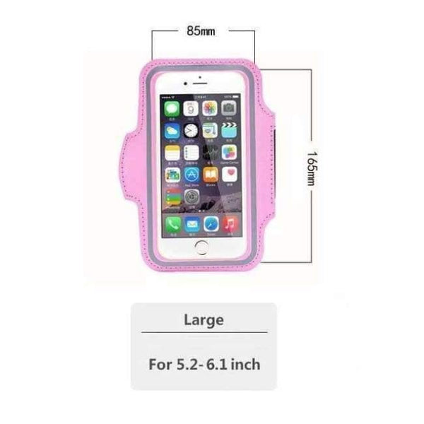Planet Gates Pink Large Armband Hand Bag Case For iPhone 7 6 Cloth Gym Running Pouch Arm Band For iPhone 7 7s Plus Tiske Mobile Phone Holder Bag