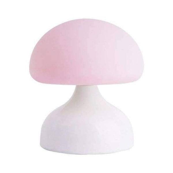 Planet Gates Pink LED Night Light for bedroom Mushroom lamp for children Breathing Silicone Soft led night light lamp Gift nightlight LAOPAO