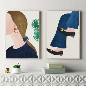 Pink Lotus Poster Chinese Style Elegant Canvas Flower Wall Art Hd Print Painting Home Decoration For Gallery Living Room