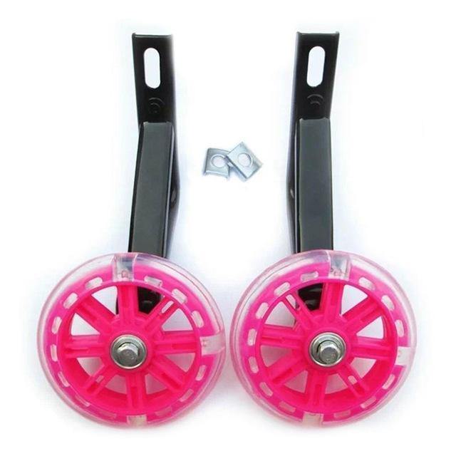 Planet Gates 1 Pair Children Kids Bicycle Bike Training Wheels Flash Stabilisers Safe For Cycling Balance YS-BUY