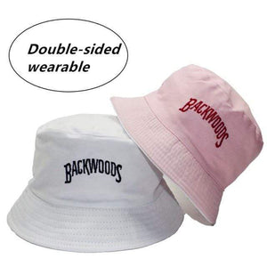 Planet Gates Pink / M(56-58CM) Double Sided Wear Dense Embroidery Backwoods Panama Bucket Hat Men Women Outdoors Street Beach Fisherman Caps Harajuku Style YC2