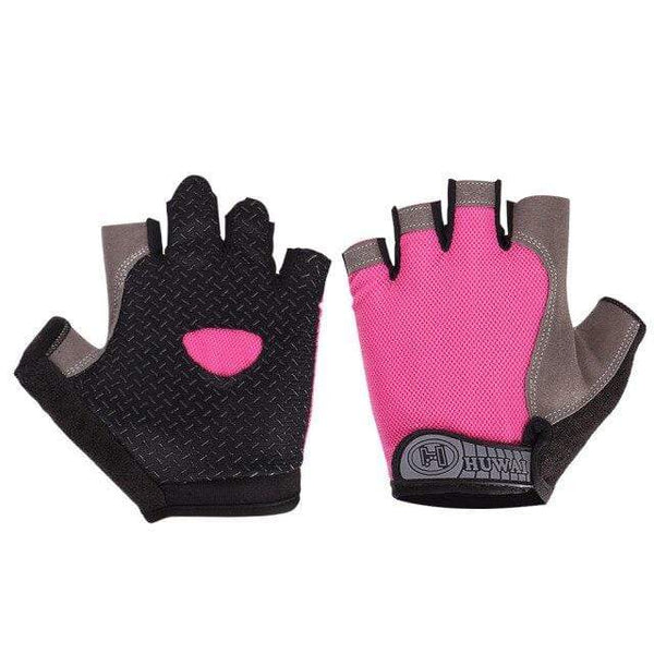 Planet Gates Pink / M / United Kingdom Cycling Anti-slip Anti-sweat Men Women Half Finger Gloves Breathable Anti-shock Sports Gloves Bike Bicycle Cycling Glove
