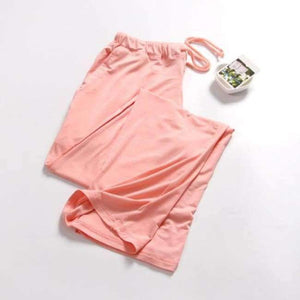 Planet Gates pink / M Women's Trousers Modal Spring Autumn Bottom Pyjama Cotton Pajama Pants Ladies Pajama Bottoms Black Women Sleeping Pants Q296