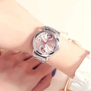 Planet Gates pink male MIKE Brand Casual Lovers Watches Men Women Ladies Fashion Brand Quartz Wristwatch Stainless Steel Couple Watches For Lovers