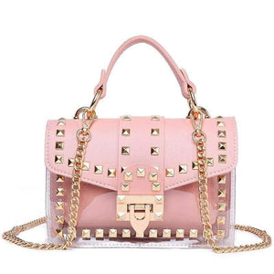 Women Pu Leather Small Handbags Famous Brand Rivet Bag Shoulder Bag For Lady High Quality