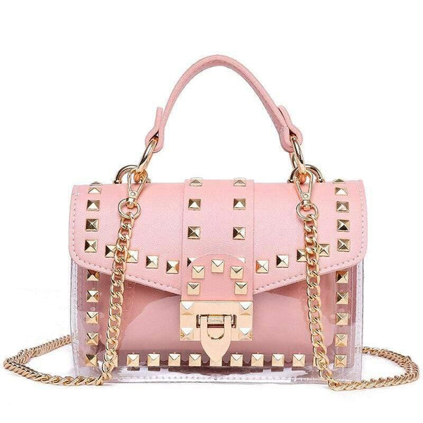 Women Pu Leather Small Handbags Famous Brand Rivet Bag Shoulder Bag For Lady High Quality