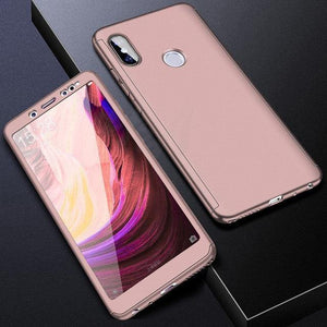 Planet Gates Pink / Note 5A ( 32GB ) H&A H&A Luxury 360 Degree Full Cover Phone Case For Xiaomi Redmi Note 5 5A Screen Protector Cover 4X 4A Note 5 Plus Case Glass