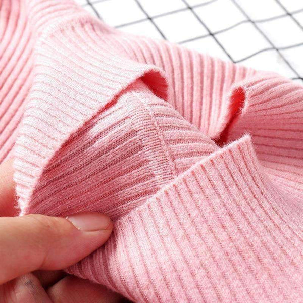 Planet Gates pink / One Size Autumn Winter Woman Sweater Knitting Pullovers Shiny Lurex Sweater Women Slim Black soft sweater Bottoming Casual Jumper