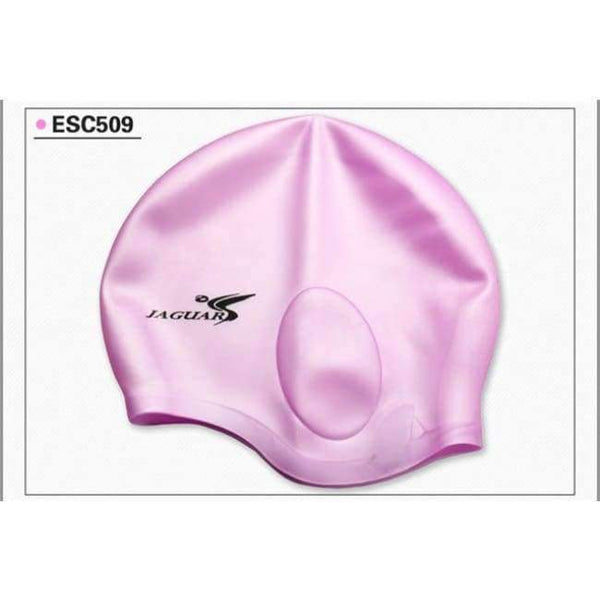 Planet Gates Pink / One Size Silicone swimming cap Adult swim Unisex Silica Gel Ear Protection Swimming Cap Men Women Silicone Cap Swimming hat2pc