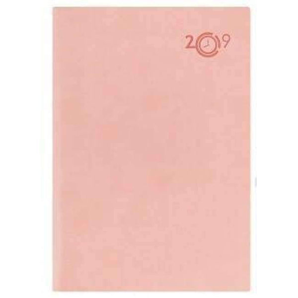 Planet Gates Pink Paperboat 2019 Year Logo Customize Leather Notebook Calendar Office School Supplies Diary Planner A5 Binder Writing Pads