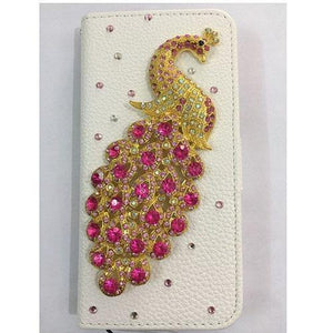Planet Gates Pink Peacock / For iPhone 6S Plus Diamond Crystal Peacock Leather Flip Wallet Phone Case Rhinestone Cover For Samsung Galaxy S7 edge Iphone 7 6 6S Plus 5S