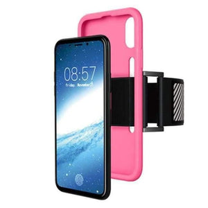 Planet Gates Pink Phone Arm Band For iPhone X Fundas 5.8'' Multi-used Armband Phone Case Arm Phone Holder For Runing Cycling Hiking