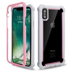 Planet Gates Pink Phone Case / For iPhone 6S Plus Armor PC+Soft TPU Phone Case for iPhone XS Max XR X 6 6S 7 8 Plus 5S 5 5C SE2 Shockproof Sturdy Cover