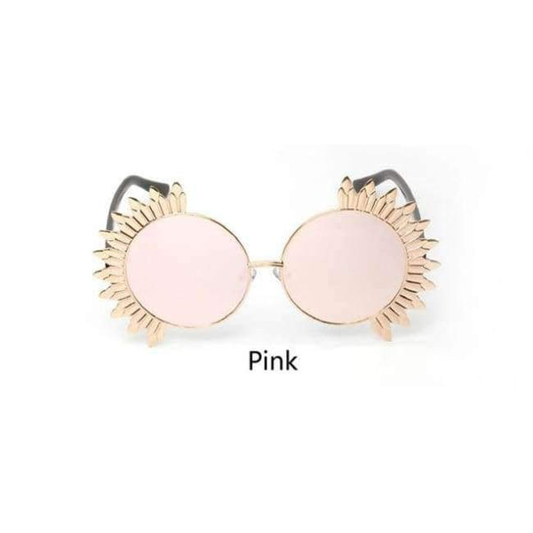 Planet Gates Pink / photo colors Ralferty 2017 Vintage Round Sunglasses Women Stylish Unique Sunglass Men Masquerade Mask Retro Eyewear European Sun Glass A1224