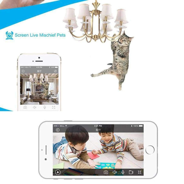 Planet Gates Pink Podofo 720P HD mini wireless wifi baby monitor , ip camera Infant Baby clever dog video Security Two-way TOPS Audio Night Vision