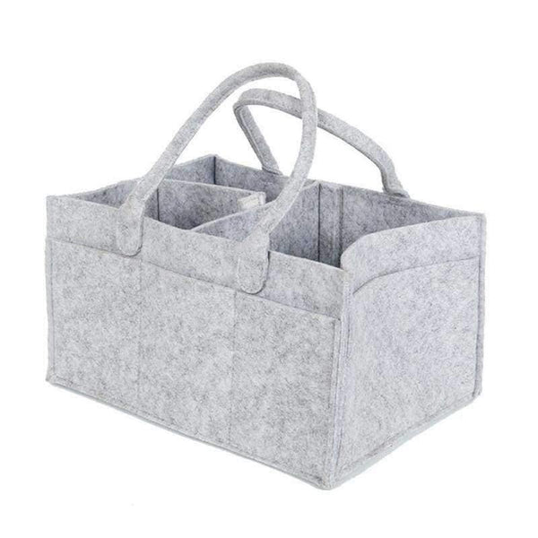 Planet Gates Pink Portable Storage Baskets 33X23X18CM Foldable Large Basket For Baby Diaper Home Organization Multi Pockets Removable Basket